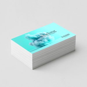 Einladung "Event - Türkise Farbwolke 1"
