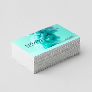 Einladung "Event - Türkise Farbwolke 2"