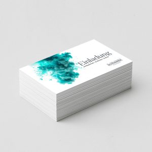 Einladung "Event - Türkise Farbwolke 3"