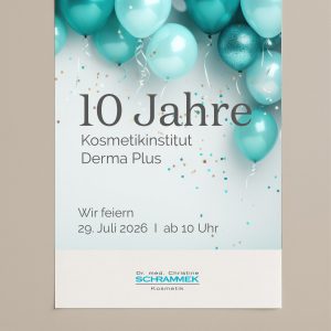 Plakat "Jubiläum - Ballonmotiv 1"