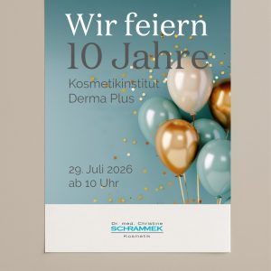 Plakat "Jubiläum - Ballonmotiv 2"