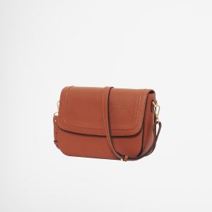 Brown Leather Shoulder Bag