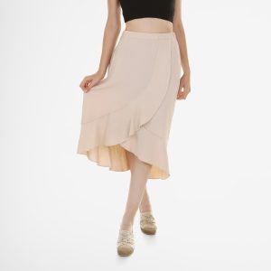Long Ruffle Skirt