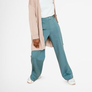 Mid-Waist Casual Trousers