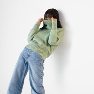 Turtleneck Knit Sweater